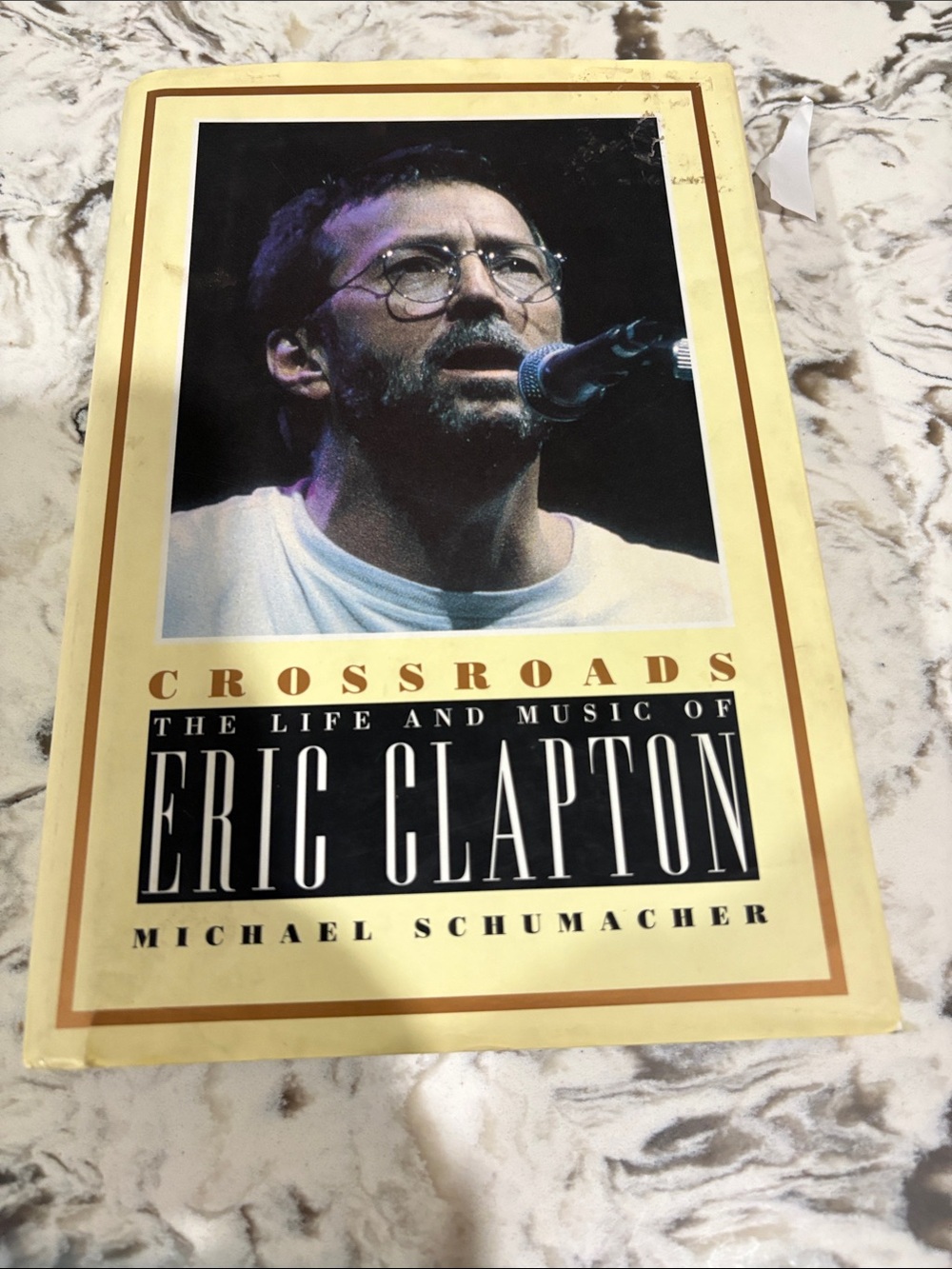 Crossroads: The Life and Music Hardcover Coffee Table Book - Cream